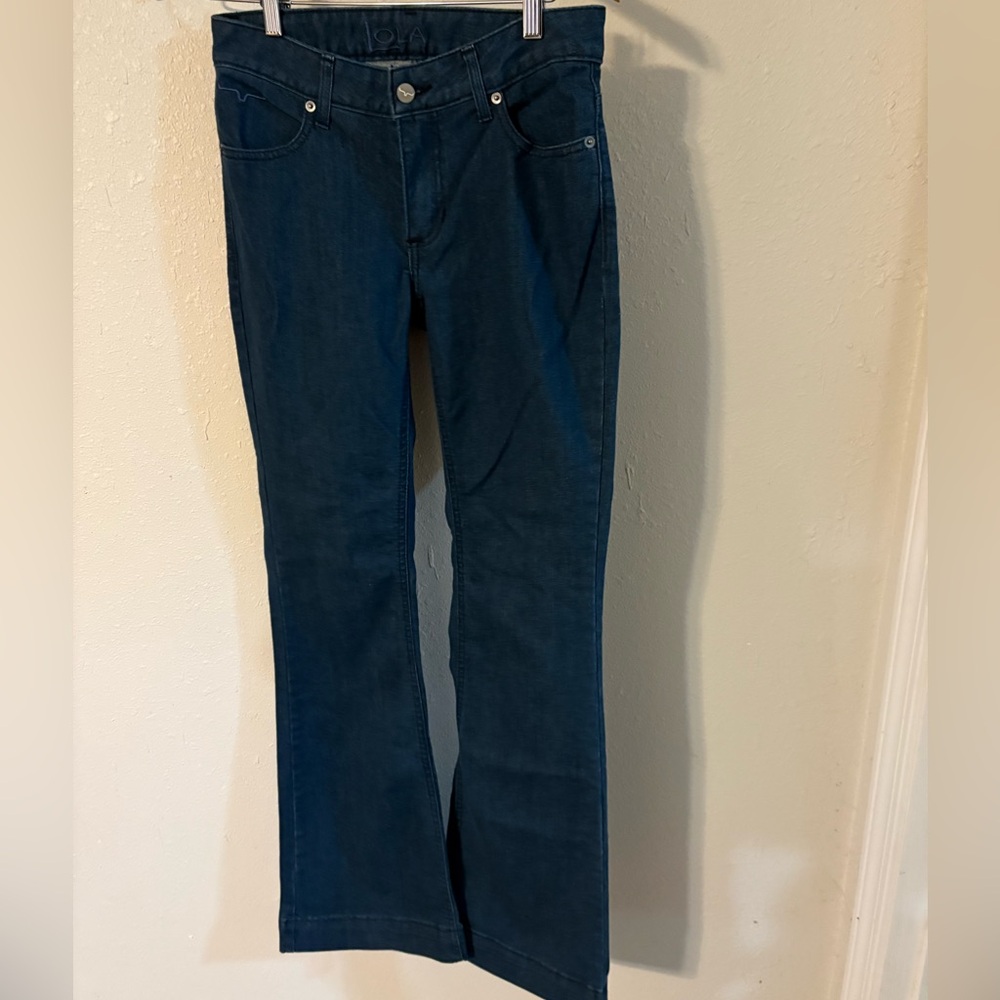 Kimes Ranch Dark Blue Flare Jeans